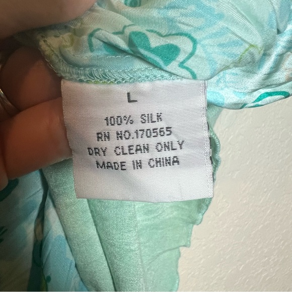 Y2K vintage silk babydoll floral lace sheer mesh velvet sequins  cami top fairy - Picture 8 of 8